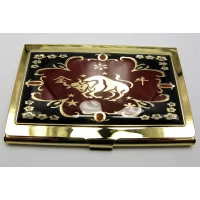 Визитница Золото (9,5х6,5х0,5 см)19310 E