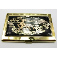 Визитница Золото (9,5х6,5х0,5 см)19310 K