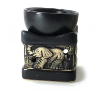 Аромалампа Куб со слонами черно-белая (8х6,5х6,5 см) Аромалампа Куб со слонами черно-белая (8х6,5х6,5 см)