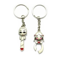 Брелоки для влюбленных (D) Мальчик с Девочкой (12 шт/уп)