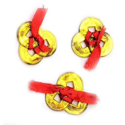 Монеты (3 шт) (2см) в кошелек (потемнение позолоты) Монеты (3 шт) (2см) в кошелек (потемнение позолоты)