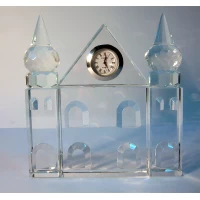 Дворец хрустальный с часами (12,5*12*2)