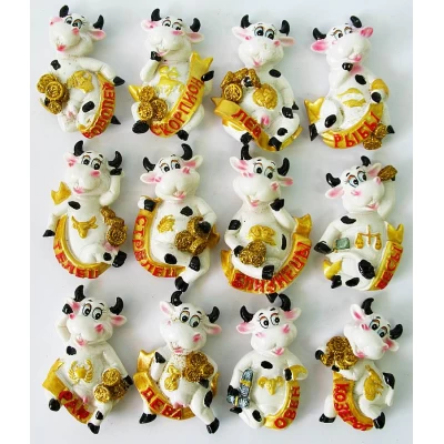 Магнит Корова знаки зодиака