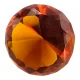 Кристалл хрустальный Янтарь (5.7 х 3.3 см)