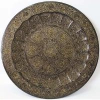 Тарелка бронзовая настенная (58 см)