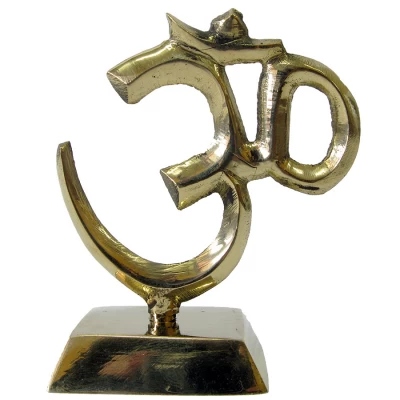 ОМ бронзовый на подставке (7х6х3,5 см) ОМ бронзовый на подставке (7х6х3,5 см)(Om Table No. 1) код 20466