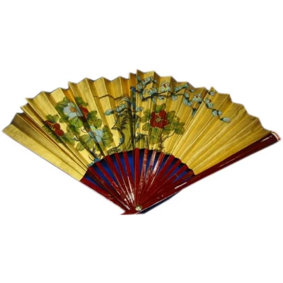 Веер настенный расписной "Золото"  (50CM 20") код 20701