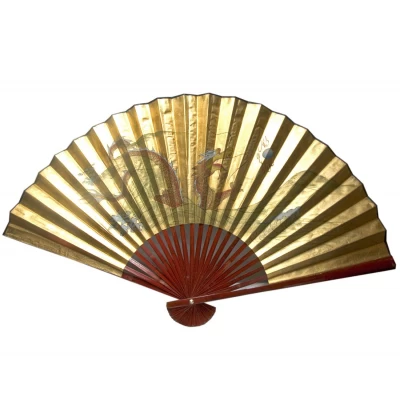 Веер настенный расписной Золото (77 CM 30) Веер настенный расписной Золото (77 CM 30)