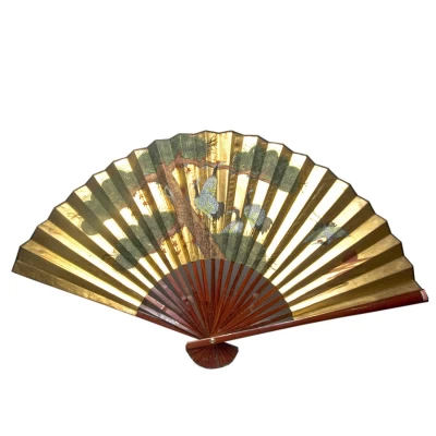 Веер настенный расписной Золото (77 CM 30)