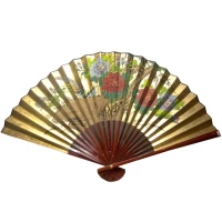 Веер настенный расписной Золото (77 CM 30)