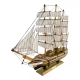 Модель парусника (43х49х8 см)