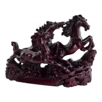 Кони 3шт каменная крошка коричневые (13,5 × 19 × 7 см)