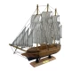 Модель парусника на подставке (33)(32,5х33,5х7 см)T