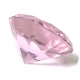 Кристалл хрустальный розовый (8 см)  код 21335