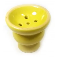 Чашка для кальяна желтая керамическая (d-6, h-5,5 см)