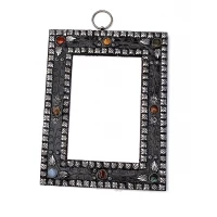 Зеркало с камнями  (8 * 6)