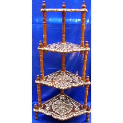 Этажерка 4 полки розовое дерево (120х50х35см) Этажерка 4 полки розовое дерево (120х50х35см)