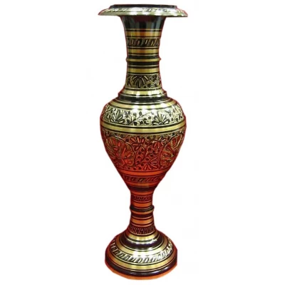 Ваза бронзовая черная (42,5х13,5х13,5 см) Ваза бронзовая черная (42,5х13,5х13,5 см)(Kashmiri Black Ord 16") код 21673