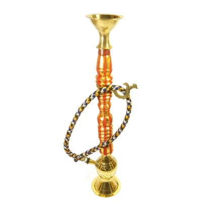 Кальян бронзовый с тканью (1 персона)(16") код 21741