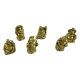 Хотей каменная крошка набор (6шт) желтый (25,5х7,5х3 см) код 21963