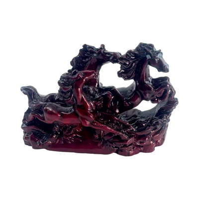 УЦЕНКА Кони 3шт каменная крошка коричневые (9,4 × 15 × 5 см) УЦЕНКА Кони 3шт каменная крошка коричневые (9,4 × 15 × 5 см)