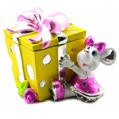 Мышка шкатулка (8х8х7 см)A