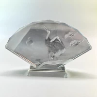 Веер хрустальный (19х27 см)