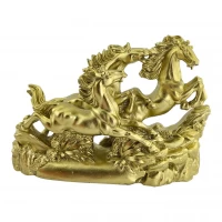 Кони 3шт каменная крошка желтые (14 × 21 × 6,5 см)