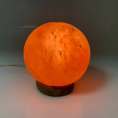 Соляная лампа Шар  (15х 15,5 см)(Гималайская соль)