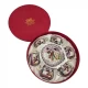 Сервиз круглый фарфор (110 мл)(6SCS114) 6 чашек + 6 блюдецФиолетовый (h-5,5см, d-5см,d блюдца 11см Сервиз круглый фарфор (110 мл)(6SCS114) 6 чашек + 6 блюдецФиолетовый (h-5,5см, d-5см,d блюдца 11см