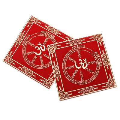 Коврик для счета денег Колесо фортуны (17х17 см)(2 шт/уп) Коврик для счета денег "Колесо фортуны" (17х17 см)(2 шт/уп) код 22986