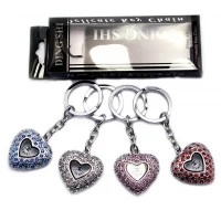 Брелок со стразами (Y) Chanel сердечко