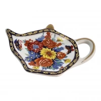 Подставка под чайные пакетики (11,5см.)(TBP1020) Цветы