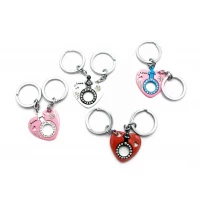 Брелоки для влюбленных (Q) Сердечко (12 шт/уп)