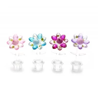 Цветок хрустальный (9,5х4,5х3,5 см)