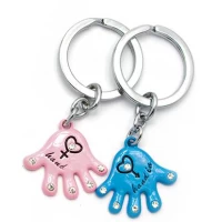Брелоки для влюбленных (Q) Руки сине-розовые