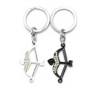 Брелоки для влюбленных (Q) Лук черно-белый