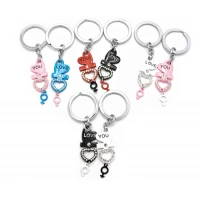 Брелоки для влюбленных (Q) Сердечки