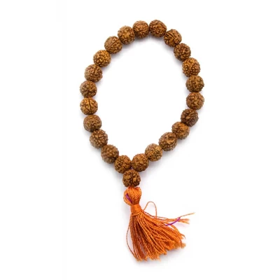 Браслет-чётки из рудракши (Ø=0,9 см 23 бусины) Браслет-чётки из рудракши (Ø=0,9 см 23 бусины)