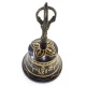 Колокол чакровый (d-11,5,h-19 см)(Bell Itching No.4 Black/Gold) код 23494