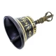 Колокол чакровый (d-11,5,h-19 см)(Bell Itching No.4 Black/Gold) код 23494