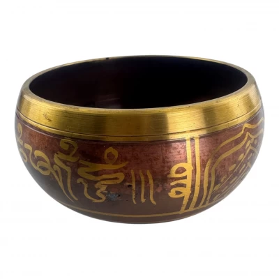 УЦЕНКА Чаша поющая с рисунком (d-13,5,h-7 см) УЦЕНКА Чаша поющая с рисунком (d-13,5,h-7 см)