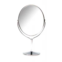 Зеркальце овальное настольное металл (19х10,8х7 см)(2 шт/уп)