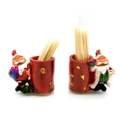 Дед мороз подставка для зубочисток  (8 шт/уп)(5х5х3 см)