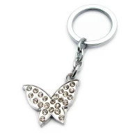 Брелок со стразами (S) Бабочка