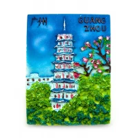 Магнит на холодильник Пагода