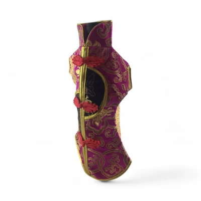 Чехол на бутылку малиновый Кимоно (28х25 см)