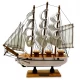 Модель парусника на подставке (24)(24,5х24х6 см)G