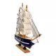 Модель парусника на подставке (24,5х24х6 см)M