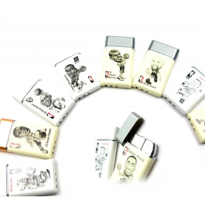 Зажигалка газовая турбо Баскетбол (20 шт/уп) Зажигалка газовая турбо (215-2)(20 шт/уп) код 24091